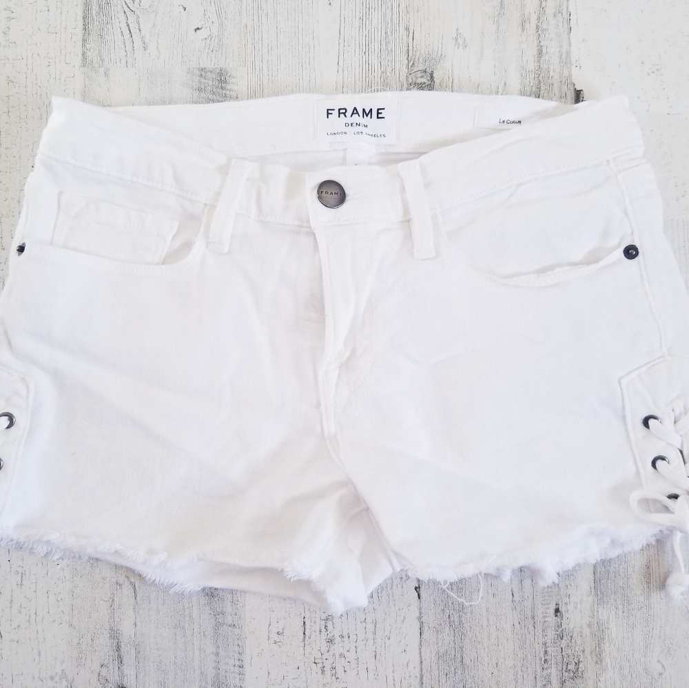 Frame Lace Up Shorts
